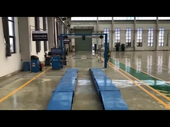 Реальный корпус с 3D-разделителем колес + подъемом ножницами + двойным боковым скольжением пластинки + испытателем нагрузки на оси + тормозной установкой