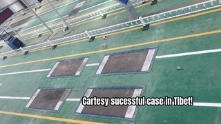 Пример города Лейвуци в Тибете! Cartesy успешно установила линию комплексного осмотра транспортных средств в Высоком