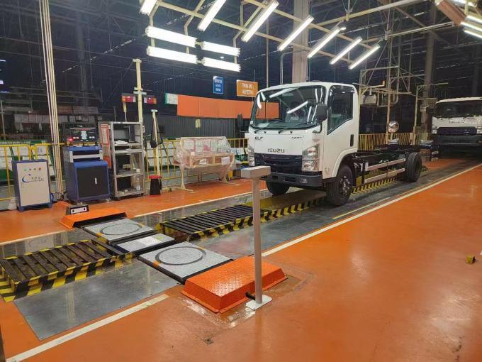 CTZJ-10 Грузовики Угол рулевого управления транспортного средства Испытатель нагрузки 10T с LCD-инструментом управления с сенсорным экраном