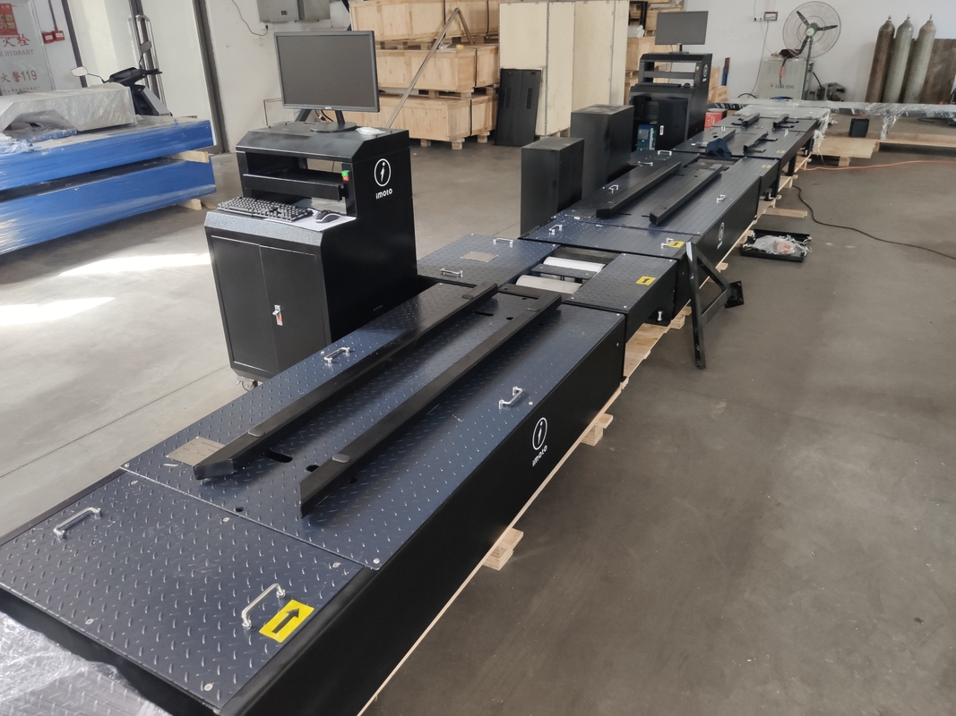 Линия испытаний мотоциклов (2 колеса) тормозная сила нагрузка на ось спидометр зажимы регулировка колес прибор для проверки фар