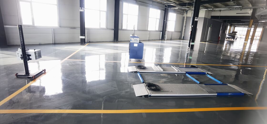 Cartesykj 2CTPB-3-3   4T capacity 2 plates  Ultra flat plate brake tester  Car Test Line for truck test the brake force 