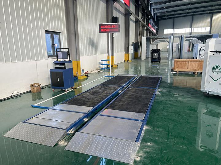 Cartesykj Luxury 4 flats brake tester side slip tester axle load tester suspension tester 4T Vehicle inspection equipment vehicle test lane for car 4CTHPB-4