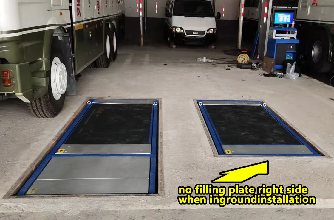 Cartesykj Роскошный плоский тормозной тестер 3T 10T 15T Оборудование для проверки транспортных средств Тестовая полоса 2CTHPB-13 с боковой подвеской Подвеска тормозной тестер