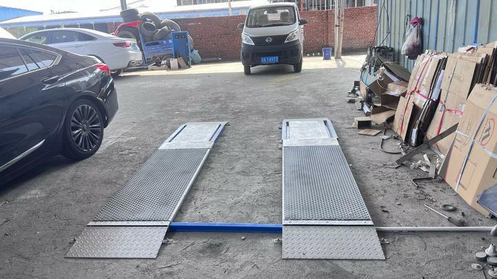 Cartesykj 4T емкость 2 пластины Ultra Flat Brake Tester с боковым скольжением, подвеской, нагрузкой на оси, функцией тормозного испытателя